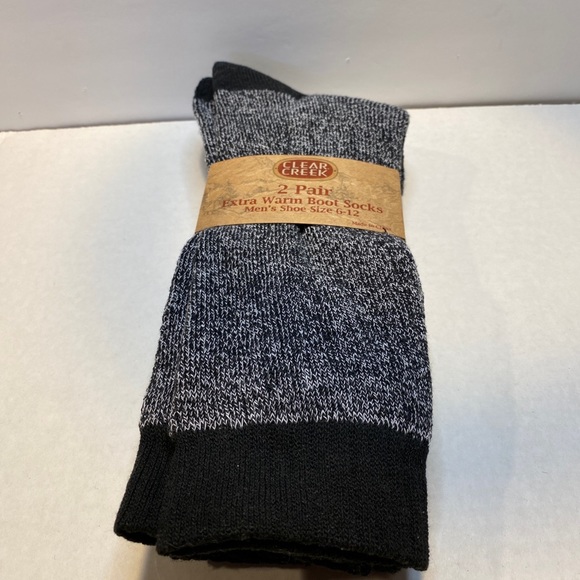 Men's Clear Creek Extra Warm Boot Socks. Men’s Shoe Size 6-12. 2 Pair - Picture 3 of 5